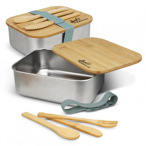 Stainless Steel Bamboo Lunch Box